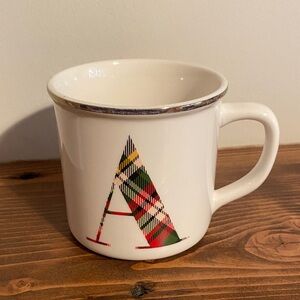 Pottery Barn Mug Letter “A”
